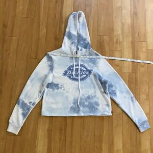DICKIES M BLUE/WHITE HOODIE LONG SLEEVES TIEDYE